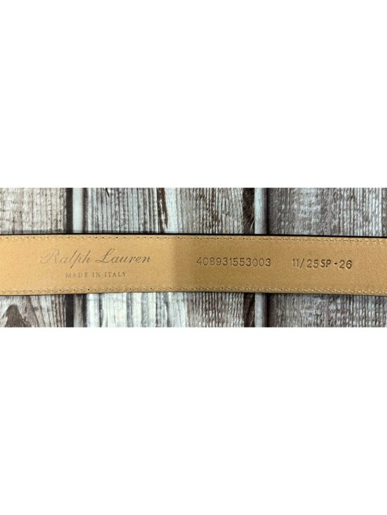 RALPH LAUREN Collection Tri-Strap O-Ring Calfskin Belt size XL NWT mspr $650 main image 4